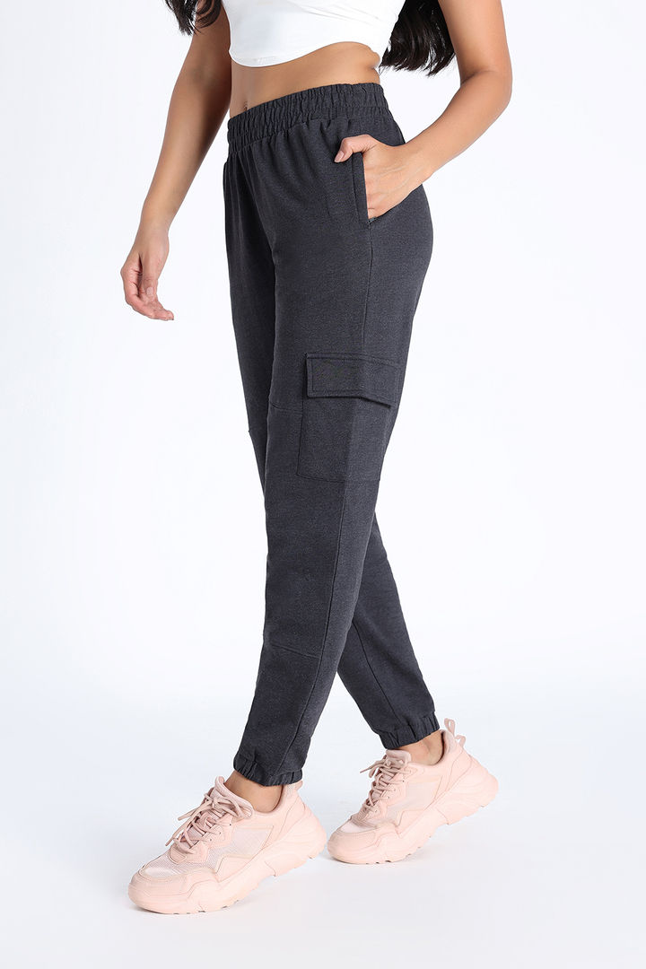 Zivame Knit Cotton Lifewear Bottom - Black Beauty — image 3